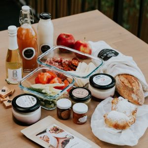 Pezsgős brunch kosár – 2 főre